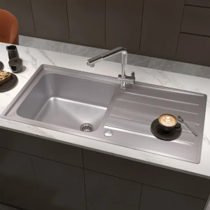 Regis Extra Deep Large Single Bowl Stainless Steel Sink