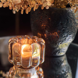 Rubia Glass Candle Holder