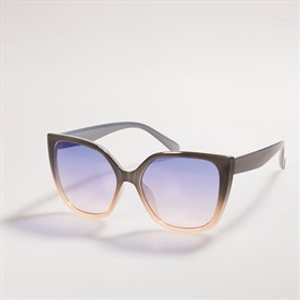 Sunsentials Womens Angular Square Sunglasses Ombre