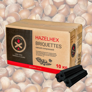 Globaltic HazelHex Briquettes 10kg Box