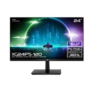 X= XG24IPS-120Hz 24" Full HD LED 120Hz IPS Freesync HDMI VGA Monitor with Speaker