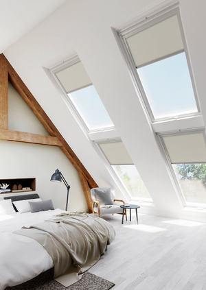 B4U Cream Roof Blinds for VELUX ® Windows: Size S06