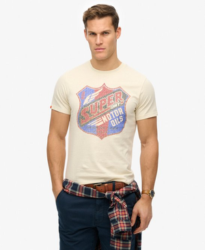 Gasoline Relaxed T-Shirt met print