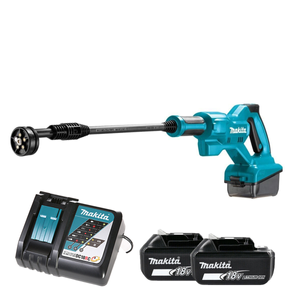 Makita DHW180Z 18V LXT Cordless 24 Bar 250W Pressure Washer With 2 x 5.0Ah Batteries & Charger