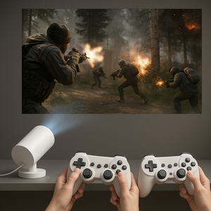 Game FleX HD Projector Pro HiFi with 20k Games & Controllers