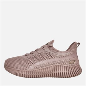 SKECHERS Womens Bobs Sport Geo New Aesthetics Trainers Rose