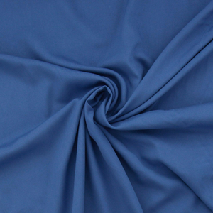 Tissu popeline de viscose - Bleu