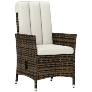 Outsunny 105°-150° Reclining Rattan Chair - Cream
