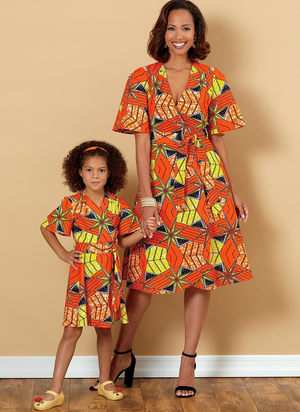Patron de robe et ceinture - Butterick 6654