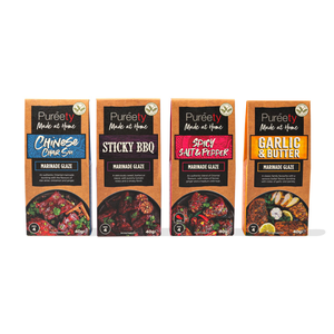 Pureety Marinade Glazes - 4 x 40g