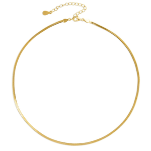 Gold Snake Chain Medusa Necklace