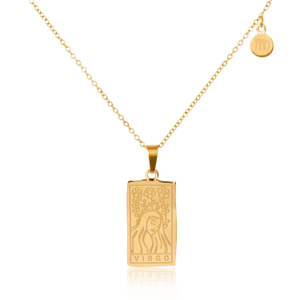 Virgo Zodiac Star Sign Necklace