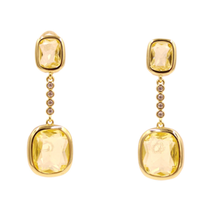 Mediterranean Citrus Swarovski Earrings