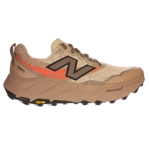 New Balance Mens Fresh Foam Hierro V9 Wide - 2E Width - Desert Clay/Earth Shadow/Urgent Red - Trail - AW25