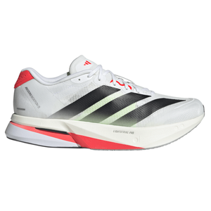 Adidas Mens Adizero Boston 13 - Footwear White/Core Black/Lucid Red - Neutral - AW25