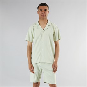 Onfire Mens Shirt And Shorts Set Sage
