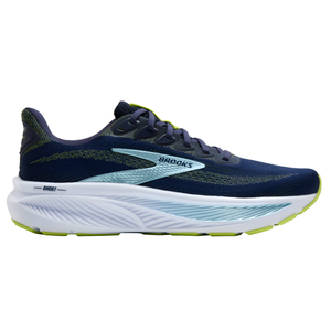 Brooks Mens Ghost 17 Wide - 2E Width - Peacoat/Lime/Blue - Neutral - AW25
