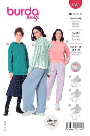 Patron de sweat-shirt - Burda 5979