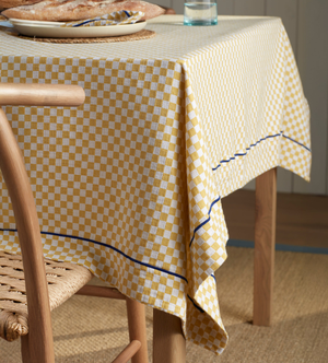 Glassette Cecilia 100% Cotton Rectangle Tablecloth
