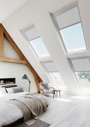 B4U White Roof Blinds for VELUX ® Windows: Size UK04