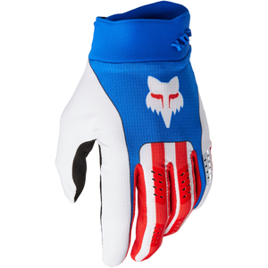 Fox Racing Flexair Unity LE Standard Offroad Gloves White/Red/Blue