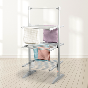 Stay Cosy Foldable 3-Tier Heated Clothes Airer | Fast Heat 21m Drying Space