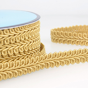 Galon épi style Chanel - Beige doré
