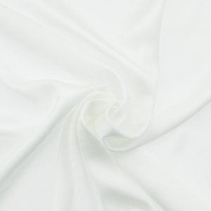 Tissu satin de viscose - Blanc