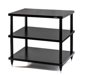 Solidsteel S2-3 - Mattsvart, 3hyllor