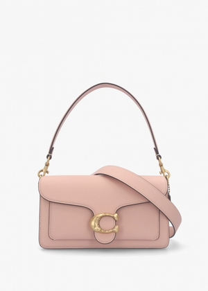 Tabby 26 Hammered Cream Nude Leather Shoulder Bag