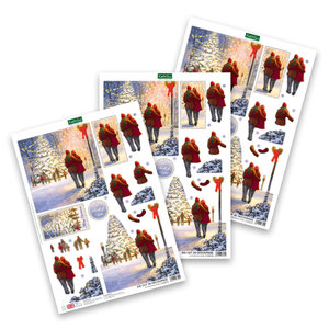 Die Cut Decoupage – A Christmas Walk (pack of 3)