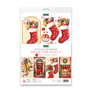 Die Cut Decoupage – Deck the Halls (pack of 12)