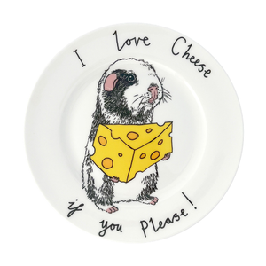 'I Love Cheese If You Please! Limited Edition Side Plate