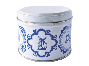 Daelmans Stroopwafels in Delfts Blauw blik - Doos met 9