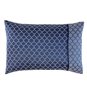 Othello Denim Blue Jacquard Housewife Pillowcase Pair