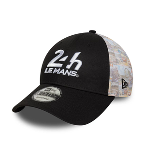 24HR Le Mans All Over Print Black 9FORTY Adjustable Cap