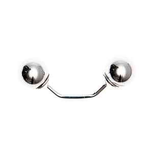Epingle à vis 2 tête branche argent 48 mm - Argent