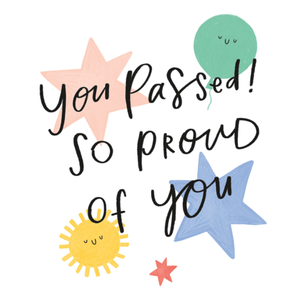 Moonpig You Passed So Proud Of You Card