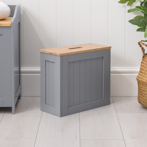 Lustleigh Grey Bathroom Tidy Box
