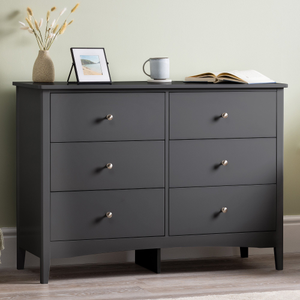 6 Drawer Chest - Black - 2/2