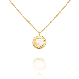 Mother Of Pearl Pendant Necklace