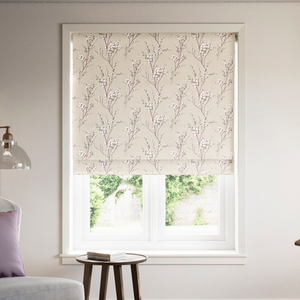 Laura Ashley Pussy Willow, Natural - Roman Blind