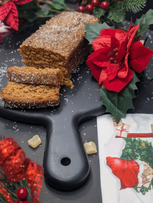 Old Fashioned Gingerbread with Candied Ginger