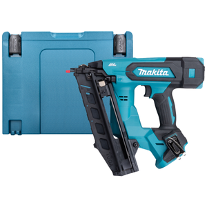 Makita DBN610ZJ 18V LXT Cordless Brushless 16Ga Angled Finish Nailer With Makpac Case