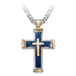 Lapis Lazuli God's Greatest Blessing Pendant Necklace