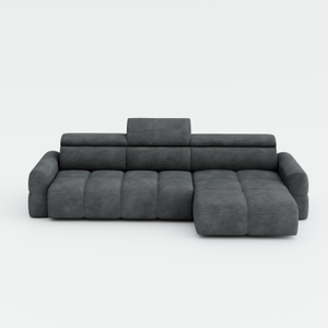 Bormio Right Corner Sofa with Storage Graphite