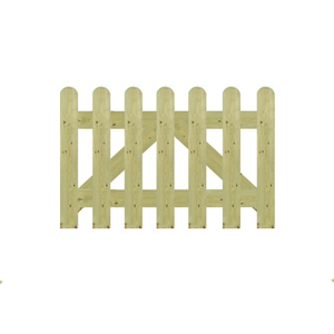 Round Top Picket Gate