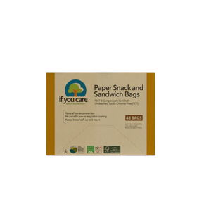 Paper Sandwich Bags (If You Care) 48 Bags