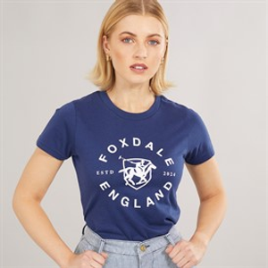 Foxdale Womens Camden T-Shirt Navy