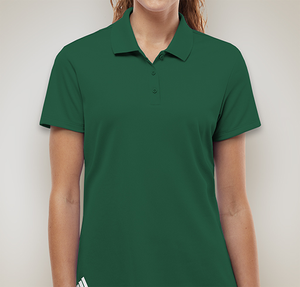 Adidas Women's Sport Recycled Performance Polo - Collegiate Green